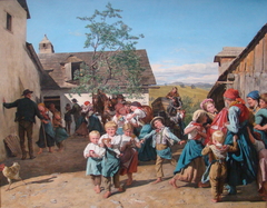 Rückkehr von der Kirchweih by Ferdinand Georg Waldmüller