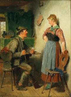 Rural Couple by Hugo Kauffmann