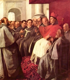 Saint Bonaventure at the Council of Lyon by Francisco de Zurbarán