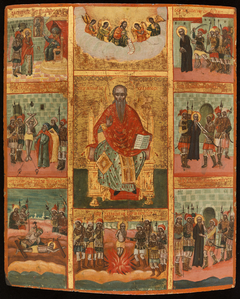 Saint Charalampe et scènes de sa vie by Anonymous