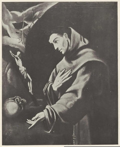 Saint Francis of Assisi in meditation by El Greco