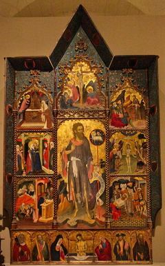 Saint John the Baptist altarpiece by Lluís Borrassà