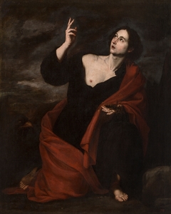 Saint John the Evangelist in Patmos by Jusepe de Ribera