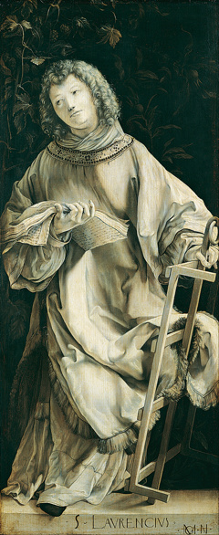 Saint Lawrence by Matthias Grünewald