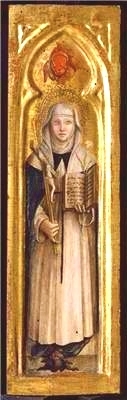 Sainte Catherine de Sienne by Carlo Crivelli