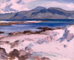 Samuel John Peploe - Blue Sea, Iona - ABDAG010712 by Samuel Peploe