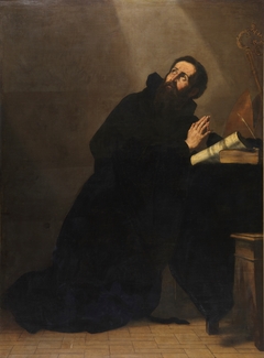 San Agustín en oración by Jusepe de Ribera