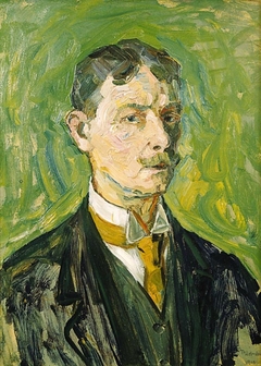 Self-portrait by Thorolf Holmboe