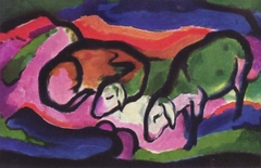 Sheep by Franz Marc