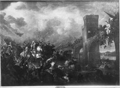 Sieg Konstantins in der Schlacht am Ponte Molle by Johannes Lingelbach