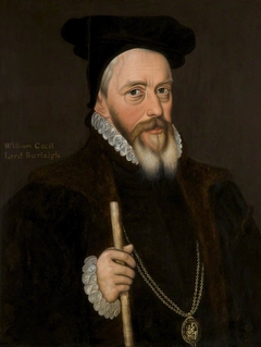 Sir William Cecil, 1st Baron Burghley KG (1520-1598) by Anonymous