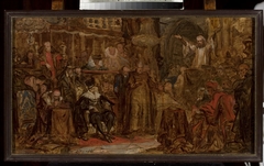 Sketch for “Skarga's Sermon” by Jan Matejko