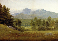 Sketch of Mount Chocorua, New Hampshire by Sanford Robinson Gifford