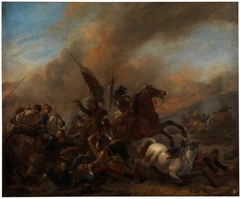 Skirmish among Enemy Troops by Philips Wouwerman