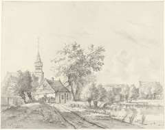 Sloten, gezien vanaf de Osdorperweg by Hendrik Gerrit ten Cate