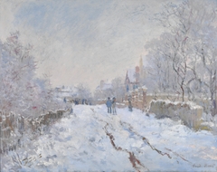 Snow at Argenteuil by Claude Monet