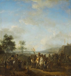 Soldiers with Prisoners in a Landscape by Philips Wouwerman