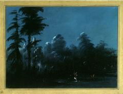 Spearing by Moonlight - Chaco by George Catlin