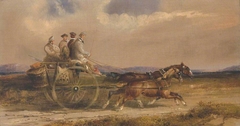 Sportsmen in Scottish Dress Driving to the Moors by Charles Cooper Henderson