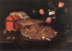 Still Life with the Five Senses by Giuseppe Recco