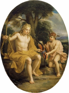 Story of Apollo - Apollo and Mercury by Noël Coypel