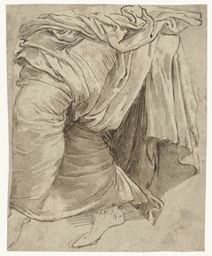 Studie van een draperie by Lambert Lombard