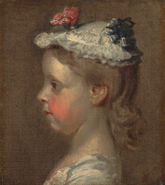 Study of a Girl's Head by Anonymous