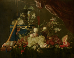 Sumptuous Fruit Still Life with Jewellery Box by Jan Davidsz. de Heem