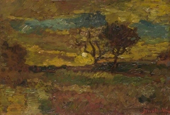 Sunrise by Adolphe Joseph Thomas Monticelli