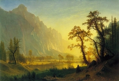 Sunrise, Yosemite Valley by Albert Bierstadt