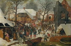 The Adoration of the Magi in the Snow by Pieter Breughel the Younger