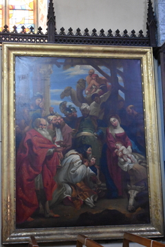 The adoration of the Magi by Raymond-Marc Lagarrigue