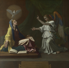 The Annunciation by Nicolas Poussin