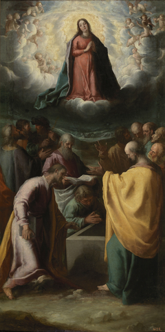 The Assumption of the Virgin by Eugenio Caxés