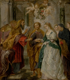 The Betrothal of the Virgin Mary by Peter Paul Rubens