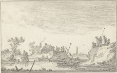 The Breach in the Saint Anthony’s Dike near Amsterdam by Jan van Goyen