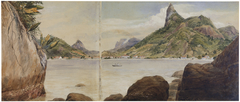 The Corcovado from opposite side of Botafogo Bay by Charles Landseer