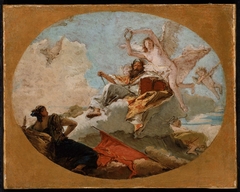 The Crowning of Merit by Giovanni Battista Tiepolo