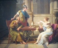 The Debate of Socrates and Aspasia by Nicolas-André Monsiau