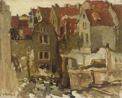 The Demolition of the Grand Bazar de la Bourse on the Nieuwendijk, Amsterdam by George Hendrik Breitner