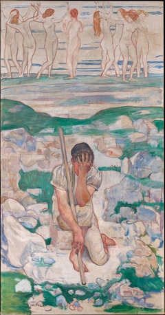 The Dream of the Shepherd (Der Traum des Hirten) by Ferdinand Hodler