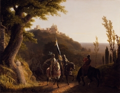 The Duke of Bourbon's Halt at La Riccia, on His March to the Assau Rome, May 3d, 1527 by Robert Walter Weir