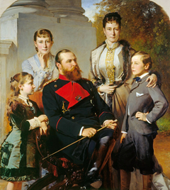 The Family of the Grand Duke of Hesse by Heinrich von Angeli