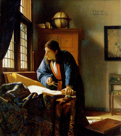 The Geographer by Johannes Vermeer