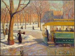 The Green Car by William Glackens