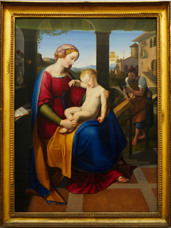 The Holy Family beneath the Portico by Friedrich Wilhelm Schadow