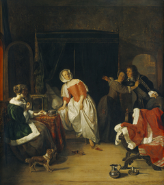 The Intruder by Gabriël Metsu