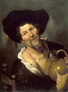 The Jolly Drinker by Gerard Seghers