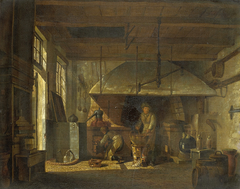 The Laboratory of A. d'Ailly near the Bulwark on the Zaagmolenpoort in Amsterdam by Johannes Jelgerhuis