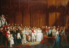 The Marriage of Queen Victoria, 10 February 1840 (oil sketch) by George Hayter